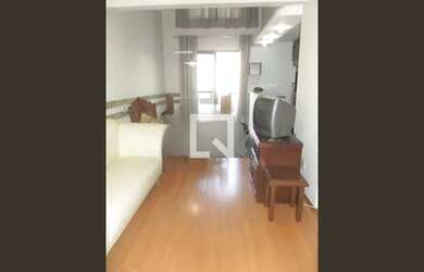 Imagem: O apartamento possui 1 Dormitório, 1 Banheiro, 1 Vaga na garagem