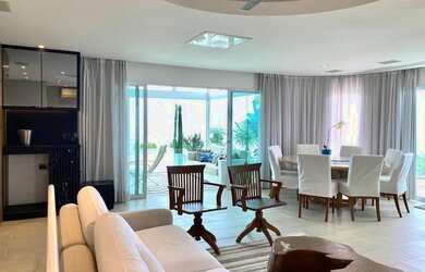 Imagem: O apartamento na cobertura possui 3 Dormitórios, 5 Banheiros