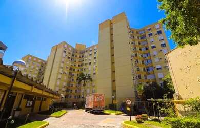 Imagem: O apartamento possui 2 Dormitórios, 1 Banheiro, 1 Vaga na garagem