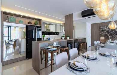 Imagem: O apartamento possui 3 Dormitórios, 3 Banheiros, 2 Vagas na