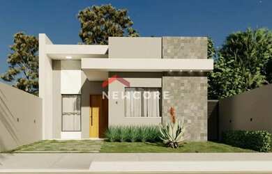 Imagem: A casa em condomínio possui 3 Dormitórios, 2 Banheiros, 2