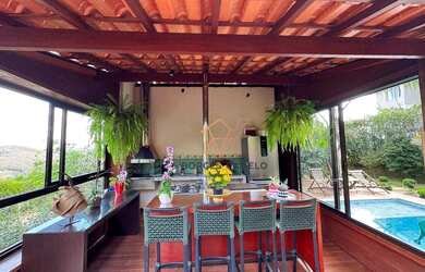 Imagem 5: Casa com 3 quartos para alugar, 300 m² por R$ 16.500/mês - Mirante da Mata - Nova Lima/MG