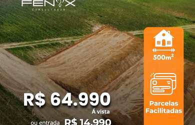 Imagem: O terreno possui 500m² de Área e está localizado em Chácara