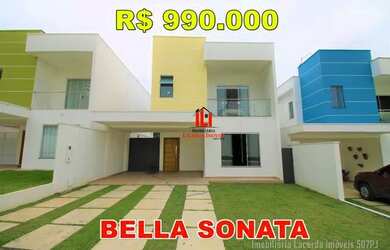 Imagem: A casa em condomínio possui 3 Dormitórios, 1 Banheiro, 4 Vagas