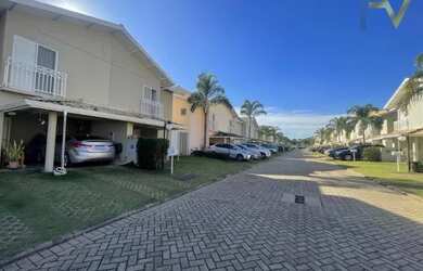 Imagem: A casa em condomínio possui 4 Dormitórios, 2 Banheiros, 2