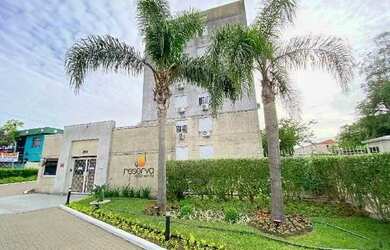 Imagem: O apartamento possui 2 Dormitórios, 1 Banheiro, 1 Vaga na garagem