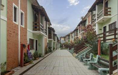 Imagem: A casa em condomínio possui 2 Dormitórios, 2 Banheiros, 1