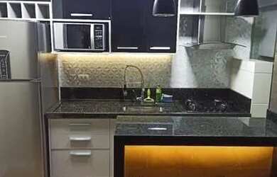 Imagem: O apartamento na cobertura possui 2 Dormitórios, 1 Banheiro