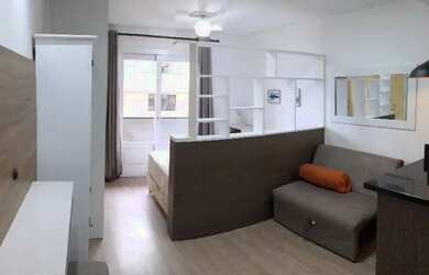 Imagem: O apartamento possui 1 Dormitório, 1 Banheiro, 30m² de Área