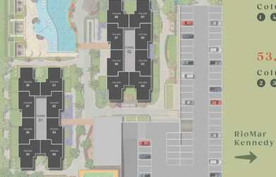 Imagem: O apartamento possui 2 Dormitórios, 2 Banheiros, 1 Vaga na