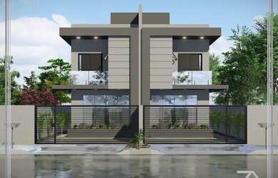 Imagem: A casa possui 3 Dormitórios, 3 Banheiros, 2 Vagas na garagem