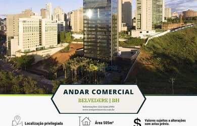 Imagem 1: Andar Corporativo à venda, 505 m² - Belvedere - Belo Horizonte/MG