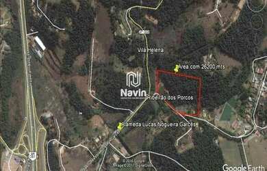 Imagem: O terreno possui 54.000m² de Área e está localizado em Jardim