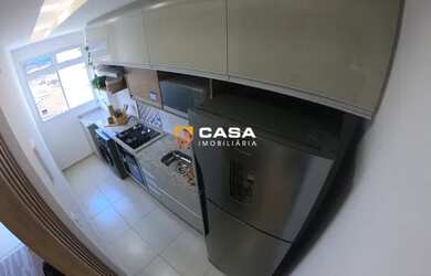 Imagem: O apartamento possui 2 Dormitórios, 2 Banheiros, 1 Vaga na