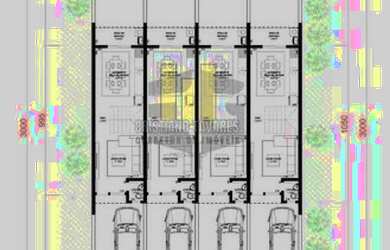 Imagem: A casa possui 2 Dormitórios, 2 Banheiros, 2 Vagas na garagem