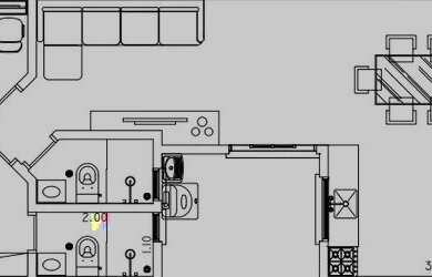 Imagem: O apartamento possui 2 Dormitórios, 2 Banheiros, 1 Vaga na