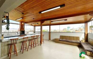 Imagem: O apartamento na cobertura possui 3 Dormitórios, 3 Banheiros