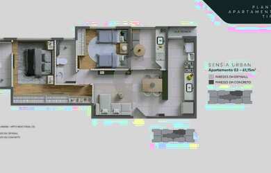 Imagem 3: Seu 2/4 com suíte e varanda gourmet no Stiep - Sensia Urban