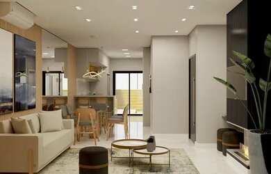 Imagem: A casa possui 2 Dormitórios, 2 Banheiros, 2 Vagas na garagem