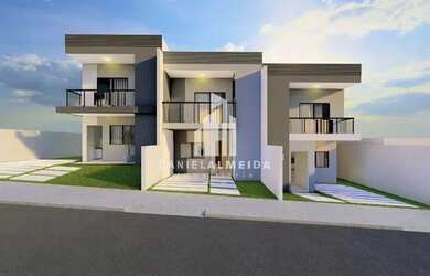 Imagem: A casa possui 2 Dormitórios, 2 Banheiros, 2 Vagas na garagem