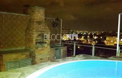 Imagem: O apartamento na cobertura possui 3 Dormitórios, 4 Banheiros