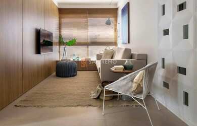 Imagem: O apartamento possui 2 Dormitórios, 2 Banheiros, 2 Vagas na