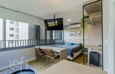 Imagem: O apartamento possui 1 Dormitório, 1 Banheiro, 29m² de Área