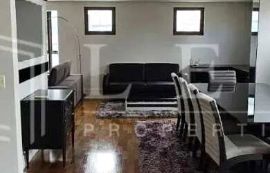 Imagem: O apartamento na cobertura possui 3 Dormitórios, 4 Banheiros