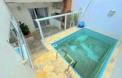 Imagem: O apartamento na cobertura possui 3 Dormitórios, 4 Banheiros