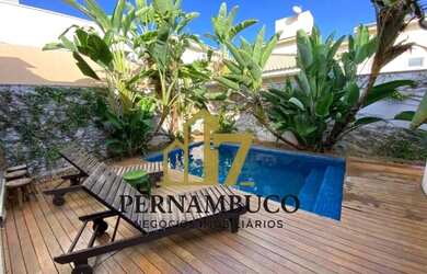 Imagem: A casa em condomínio possui 4 Dormitórios, 5 Banheiros, 5