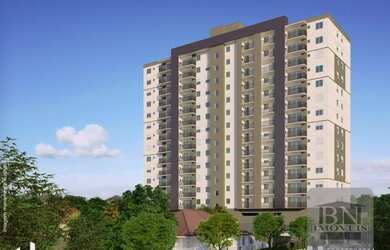 Imagem: O apartamento possui 1 Dormitório, 1 Banheiro, 1 Vaga na garagem