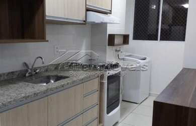 Imagem: O apartamento possui 2 Dormitórios, 1 Banheiro, 1 Vaga na garagem