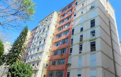 Imagem: O apartamento possui 1 Dormitório, 1 Banheiro, 1 Vaga na garagem