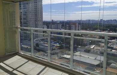 Imagem: O apartamento possui 1 Dormitório, 2 Banheiros, 1 Vaga na garagem