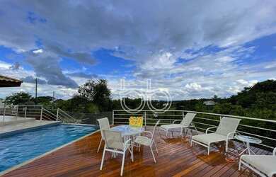 Imagem: A casa em condomínio possui 5 Dormitórios, 5 Banheiros, 5