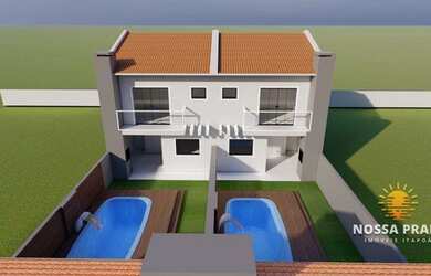 Imagem 2: Sobrado alto padrão com piscina a apenas 300 metros da praia 133 m²...