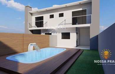 Imagem 1: Sobrado alto padrão com piscina a apenas 300 metros da praia 133 m²...