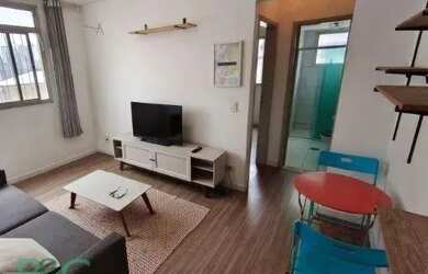 Imagem: O apartamento possui 1 Dormitório, 1 Banheiro, 45m² de Área