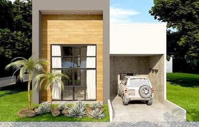 Imagem: A casa em condomínio possui 3 Dormitórios, 2 Banheiros, 1