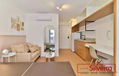 Imagem: O apartamento possui 1 Dormitório, 1 Banheiro, 24m² de Área