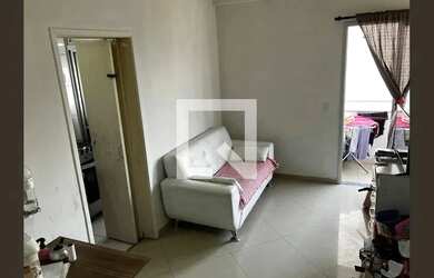 Imagem: O apartamento possui 1 Dormitório, 1 Banheiro, 1 Vaga na garagem