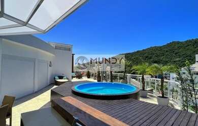 Imagem: O apartamento na cobertura possui 4 Dormitórios, 5 Banheiros