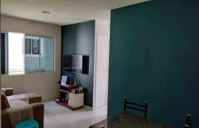 Imagem: O apartamento possui 2 Dormitórios, 1 Banheiro, 1 Vaga na garagem