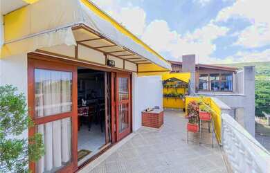 Imagem: O apartamento na cobertura possui 2 Dormitórios, 2 Banheiros