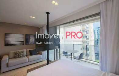 Imagem: O apartamento possui 1 Dormitório, 1 Banheiro, 1 Vaga na garagem