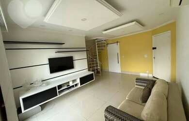 Imagem: O apartamento na cobertura possui 2 Dormitórios, 3 Banheiros