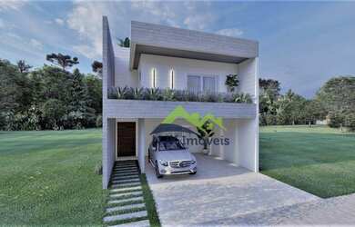 Imagem: A casa em condomínio possui 3 Dormitórios, 2 Banheiros, 2