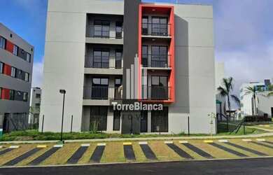 Imagem: O apartamento possui 2 Dormitórios, 1 Banheiro, 1 Vaga na garagem