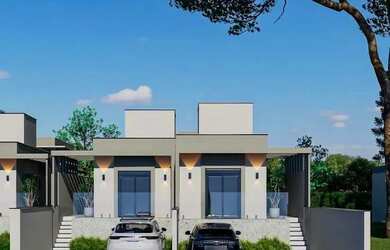 Imagem: A casa possui 2 Dormitórios, 2 Banheiros, 2 Vagas na garagem