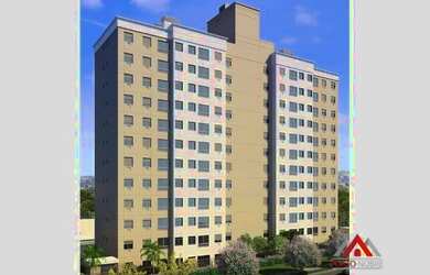 Imagem: O apartamento possui 2 Dormitórios, 1 Banheiro, 1 Vaga na garagem